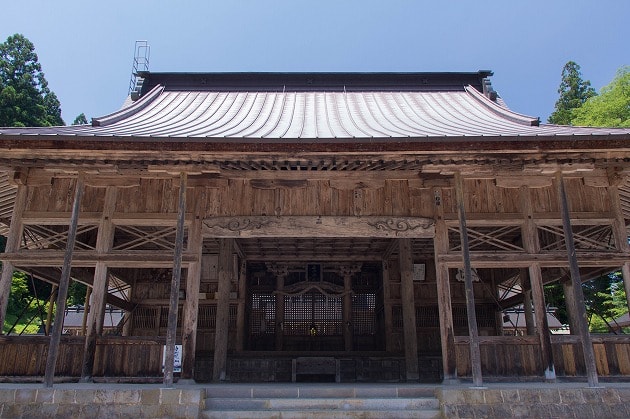 長滝白山神社の拝殿