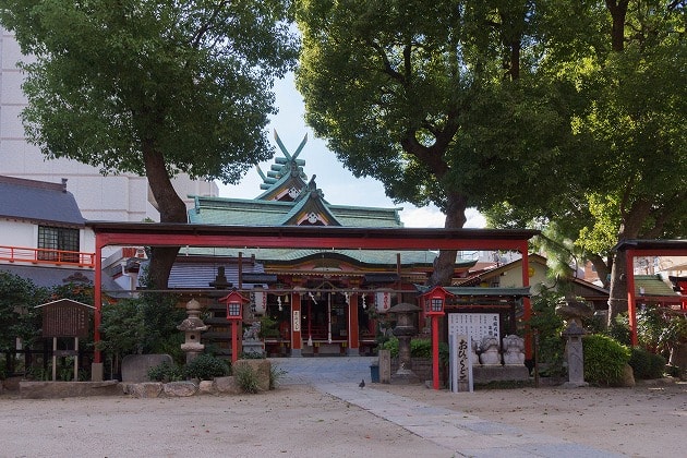 尼崎えびす神社の拝殿