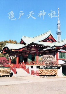 亀戸天神社のパンフレット